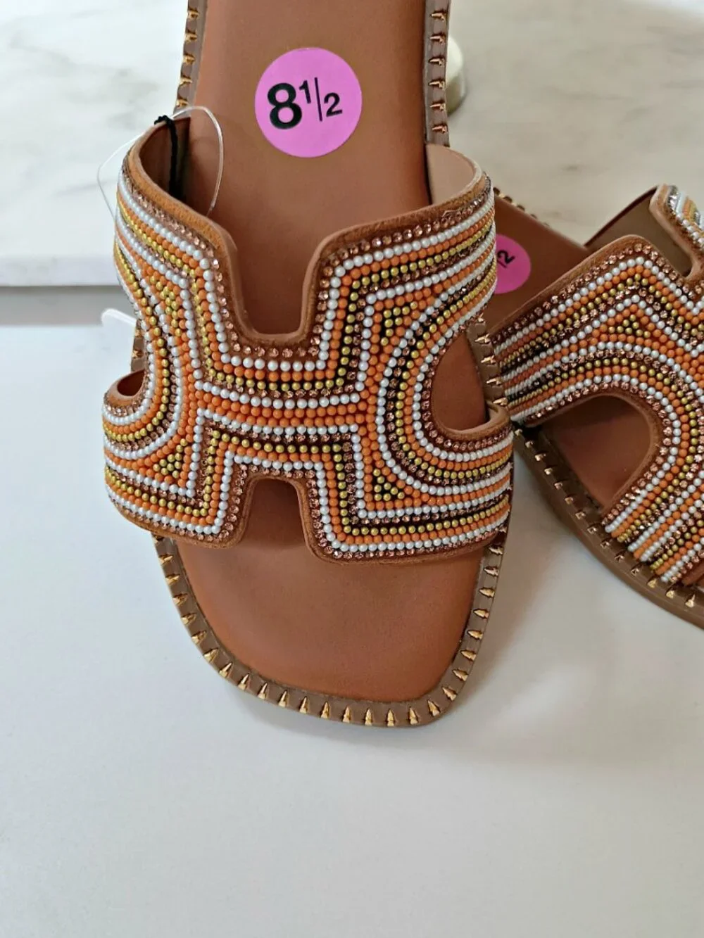 NEW! JASON WU Randi BEADED SLIDE ON SANDAL